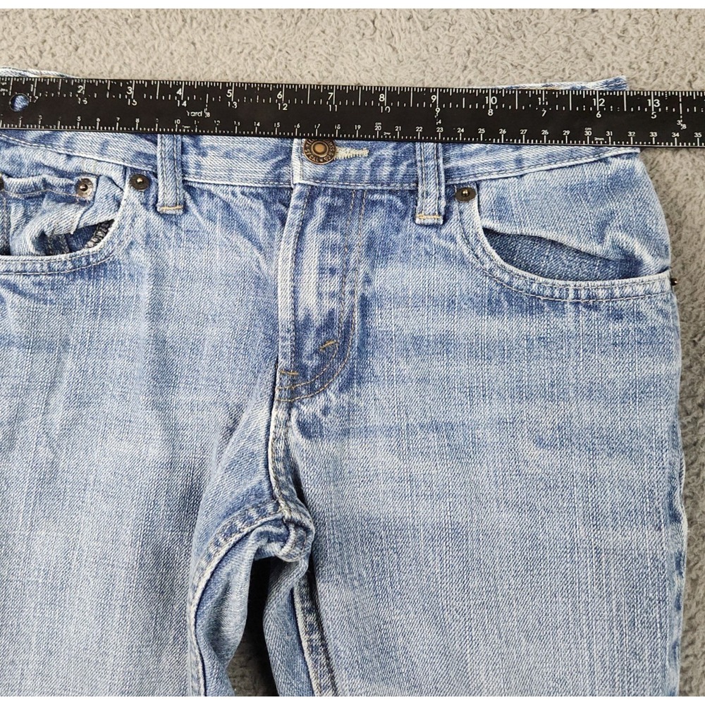 Levi's 527 Slim Bootcut Boys 10 Regular 25x25 Jeans Cotton‎ Denim Light Wash - Picture 3 of 11